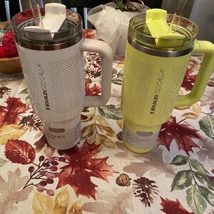 Stanley 40oz Tumbler in Cream or Yellow A Calia Exclusive